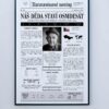 Poster Frame in living room Psd Mockup
