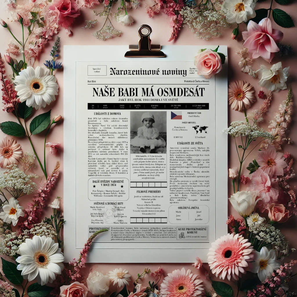 darek pro babičku