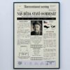 Poster Frame in living room Psd Mockup