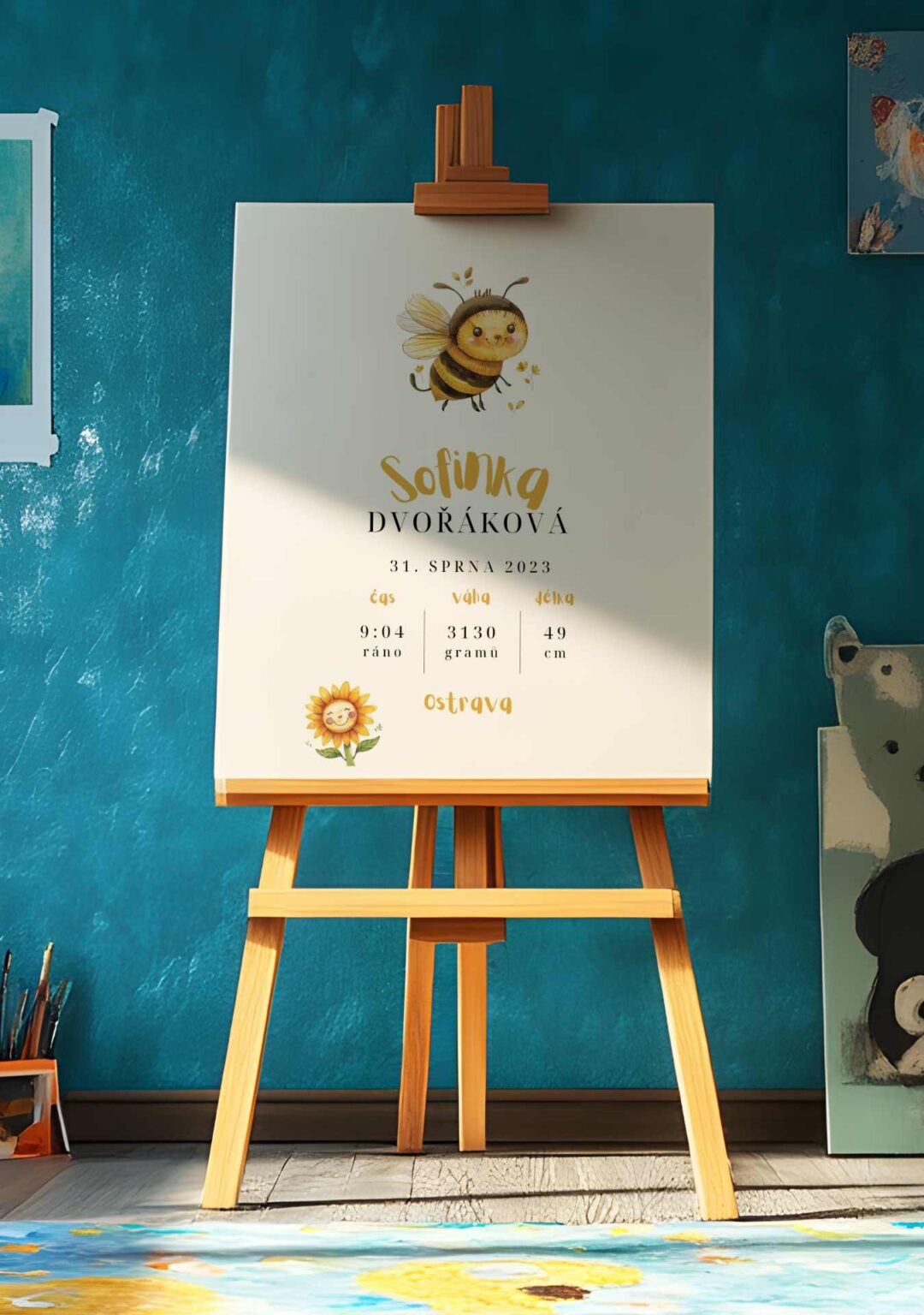 plakat k narozeni